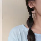 Earrings Bear Studs Fall/winter Plush Earrings