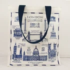 Promotional Handbag Customized Promotional Recycle Large Capacity Daily Use Tote Bag Cotton Canvas Handbag