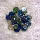 Clear Hot Sales 100% Fuse Glass Mosaic Clear Frosted Glass Gem For Home Decoration