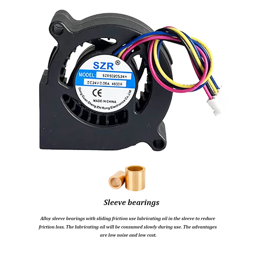 Centrifugal Fan, SZR5020, Brushless, 50x50x20mm, 3D - detail 16
