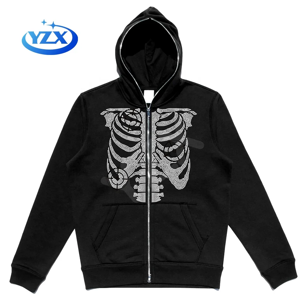 skull head hoodie