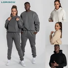 LORISOW Private Label Sweat Suits Unisex Jogging Suits Sweatsuit Sets Sweatpants And Hoodie Set