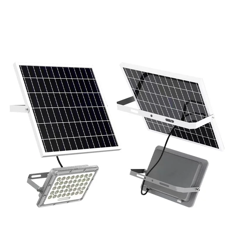 New aluminum lens solar lamp outdoor floodlight high-power solar street lamp