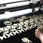 Laser Cut Plywood 3.0mm Wooden Floral Laser Cut Sign Making Birch Plywood 3mm Wood Cutout DIY Decoration