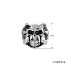 Alloy Ring New Retro Zinc Alloy Skull Silver Ring Men's Skull Motorcycle Rock Goth Punk Jewelry Ring