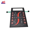 Led Membrane Switch Led Graphic Overlay Printing Custom Emboss Membrane Switch Led With Brand Name