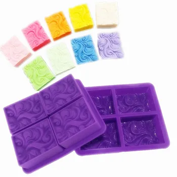 Amazon best seller custom silicone soap molds flower shape silicone molds for soap making