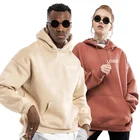 Unisex OEM High Quality Oversize Plain Sweatshirt Wholesale 100% Cotton Custom Embroidery Blank Unisex Hoodie For Men