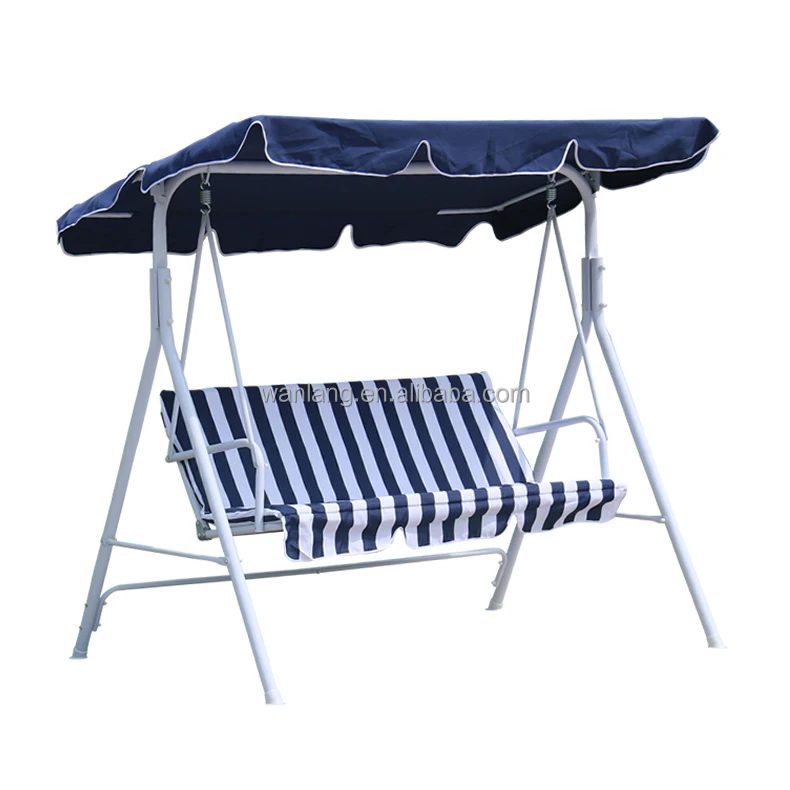 outdoor 3 seat swing set