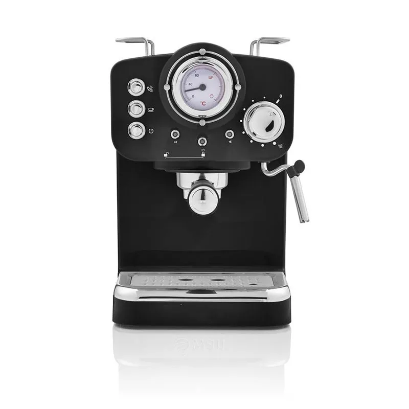 Semi-automatic Italian Machine Home Steam Type Small Foam Vintage Coffee Machine - Buy Semi-automatic Espresso Machine,Retro Coffee Maker Product on