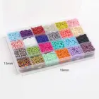 Bead Glass Beads Amazon Hot Sale 24 Dispersing Bead Kits For DIY Bracelet Jewelry Making 3mm Glass Seed Beads