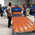 Prensa De Tejas De Acero Que Hace La Maquina Maquina Formadora De Rollos De Hoja De Techo Trapezoidal