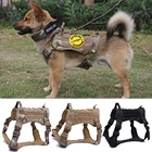 Dog Dogs Tactical Dog Harness Pet Training Vest Dog Harness And Leash Set For Small Medium Big Dogs