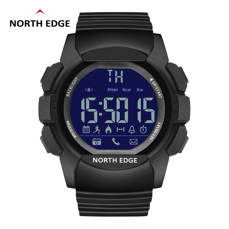 man"s wristwatch smartwatch waterproof miliary army in digital