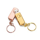 Drive Usb Drive Metal Swivel Silver USB Flash Drive 16gb 32gb 64gb Usb Stick 8GB With Keychain