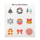 Christmas Seal Christmas Christmas Gift Decorative Stickers Circular Seal Christmas Tree Sticker In Stock