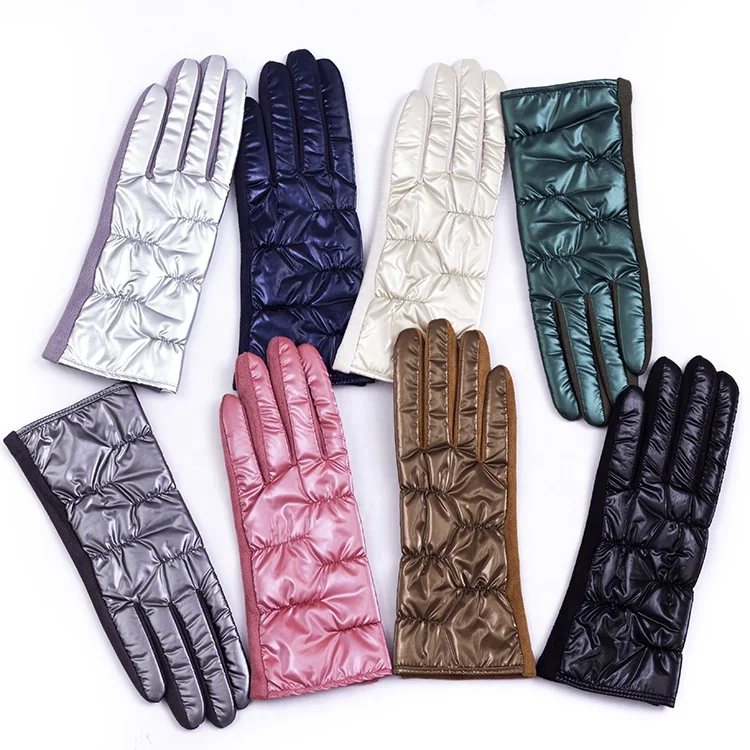 down filled gloves womens