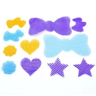 DIY Colorful Nylon High Quality Reusable Custom Logo Shape Magic Hook Barber Hair Clip Gripper