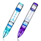 Pen 2020 New Wholesale Acrylic Drop Drip Bubble Liquid Timer Hourglass Ballpoint Pen With Water And Oil