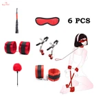 Sex Toys Adult Manufacturer Wholesale 6 Pcs Bdsm Sex Bondage Kit Sex Toys Flirting Bondage Set