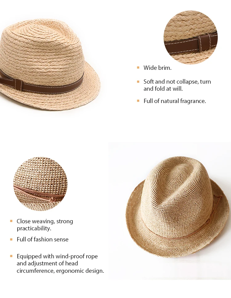 Scala Brenta - Women's Wide Brim Straw Fedora Hat