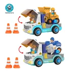 Diy Toys Amazon Hot Selling DIY Disassembly And Assembly Of Remote Control Engineering Vehicle For Kids Toys