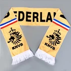 Scarf Fan Scarf Wholesale Customized Logo Polyester Printing Football Knitted Fans Scarf Sport Team Decorative Scarf