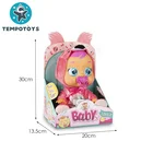 Doll Baby Doll Grils 14 Inch Reborn Pacifier Crying Vinyl Doll Baby Cry Doll Toy With Tears Function