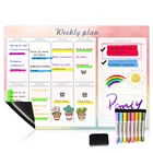 Sticker Fridge Fridge Planner Whiteboard Sticker Fridge Dry Erase Magnet Calendar Monthly Weekly Planner Magnetic