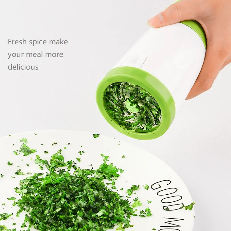 Herb Spice Grinder Mill Parsley Shredder Cutter Garlic Vegetable Chopper Kitchen Accessories