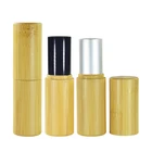 Bamboo Eco-friendly 3g 5g Mini Wholesale Bamboo Plastic Lipstick Packaging Balm With Wood Lid Plastic Gold Inner Tube