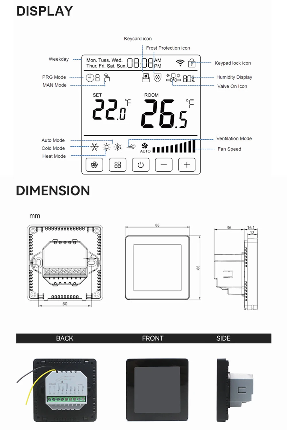 Smart Wifi Modbus Fan, 0-10V, HVAC - detail 10