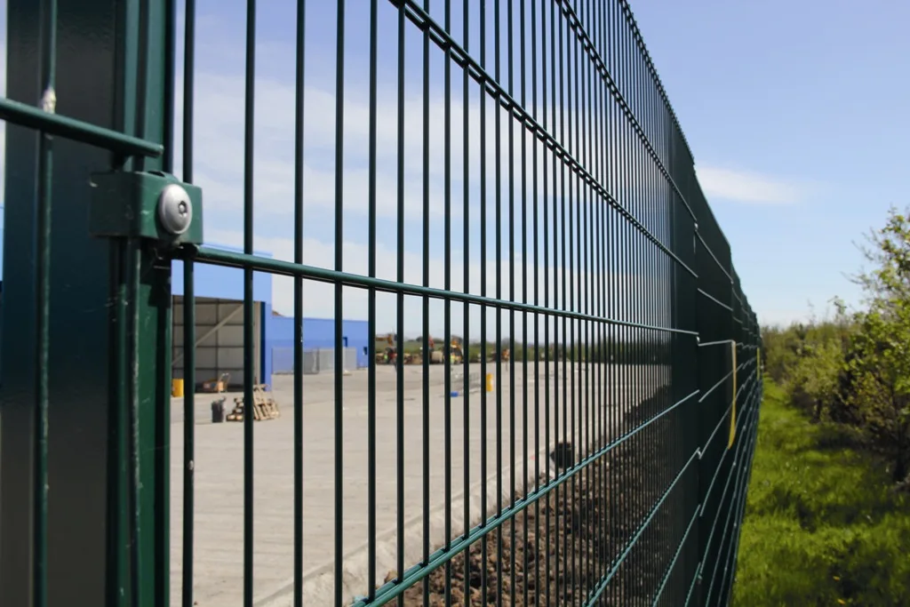 double wire fence