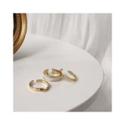 Gold Rings Gold New Arrival 14K Gold Luxury Trendy Personalized Graceful Opening Adjustable Enamel Rings