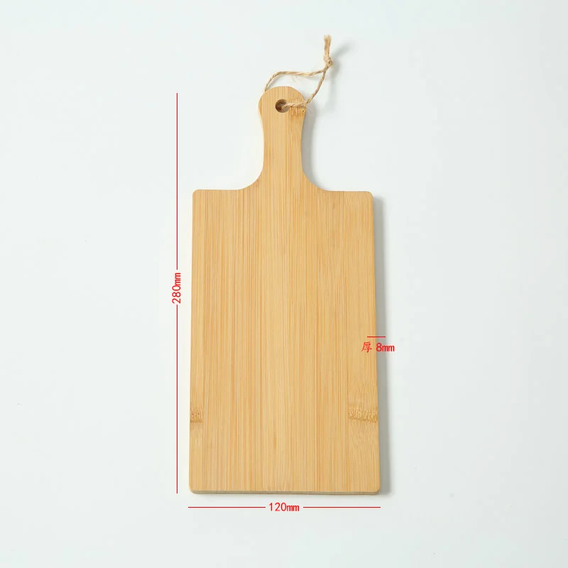 Custom Size Long Handle Natural Bamboo Wooden Pizza Peel Paddle Board