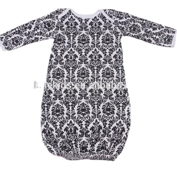 First Night Nighty Photos Wholesale Unisex Baby Infant Vintage Long Sleeve Christening Cotton Nightgowns Toddler Sleeper Gowns