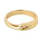 Gold 18k Gemnel Hot Selling Chunky Style Infinite Band 925 Sterling Silver Rings Gold 18k