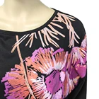 Flower Pyjamas Black Designer Inspired Sleepwear With Big Flower Printing As The Pyjamas Homewear