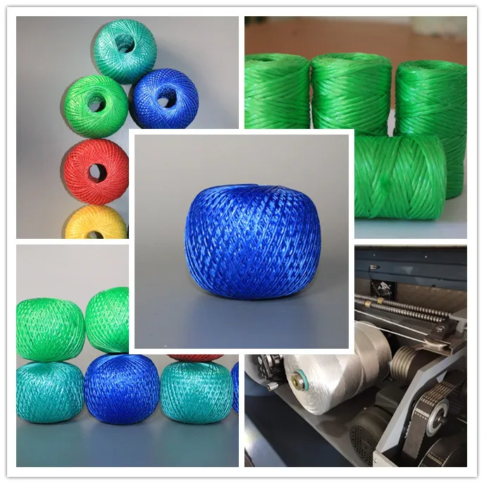 New Recycled Raffia String Ball PP film Plastic Packing Rope Flat Film Raffia String Rope Plastic Straw Rope