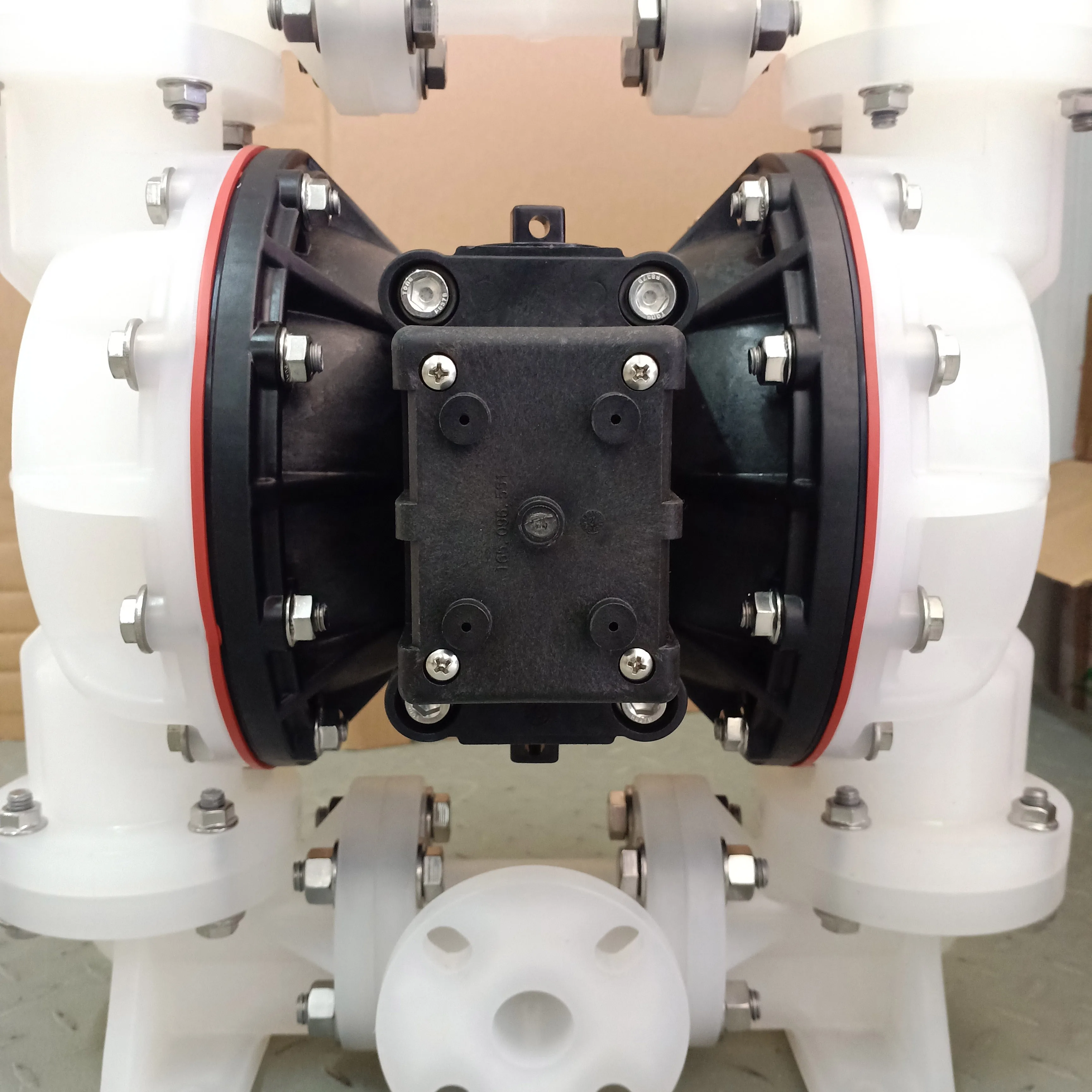 ปั๊มหอยโข่งแบบไดอะแฟรมลมพร้อมไดอะแฟรม PTFE ซัพพลายเออร์ปั๊มไดอะแฟรมไหลเต็ม 1''