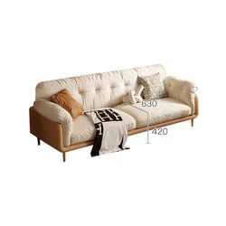 Minimalist 2 seater home luxury  modern genuine leather living room lounge couches sofa