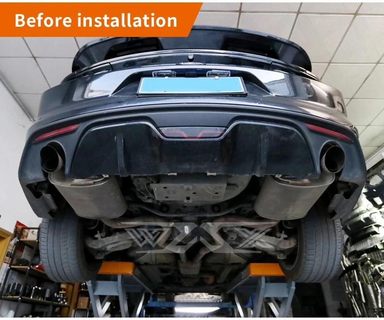 Factory direct sales cat back Exhaust Pipes For Ford Mustang 3.7 5.0 mufflers tail section