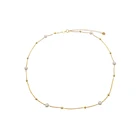 Pearl New Arrival Pearl Necklace Women Jewelry Freshwater Pearl Luxury 18K Real Gold Necklaces