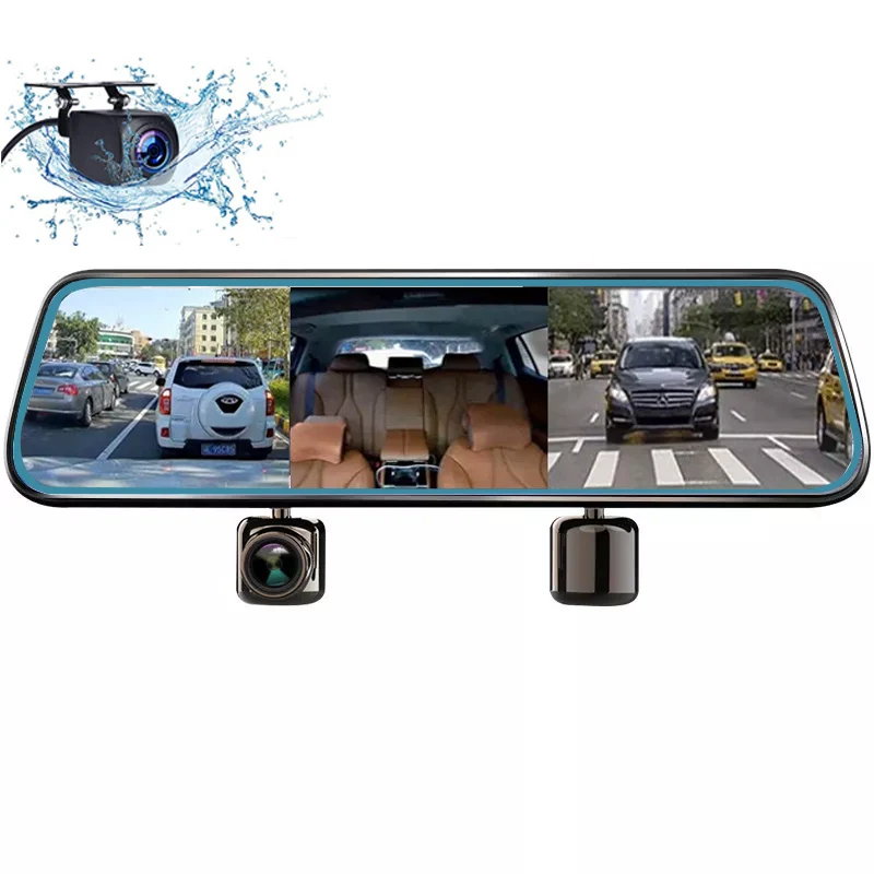 New Rear View Mirror Dashcam G-sensor Parking Aid 1080p Full Hd Lens Vision Ir Rearview Mirror Car Dvr Dash Camera - Buy Rearview Mirror Car Dvr Car Mirror Camera Car