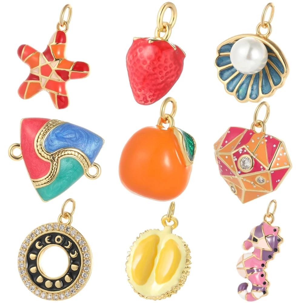 fruit charms for earrings