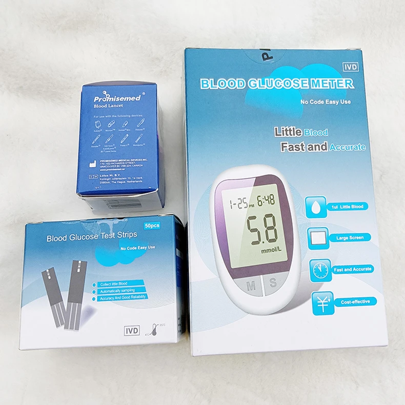 Medical Blood Sugar Monitor Quick Test Blood Glucose Meter Monitoring Diabetic Blood Glucose Meter
