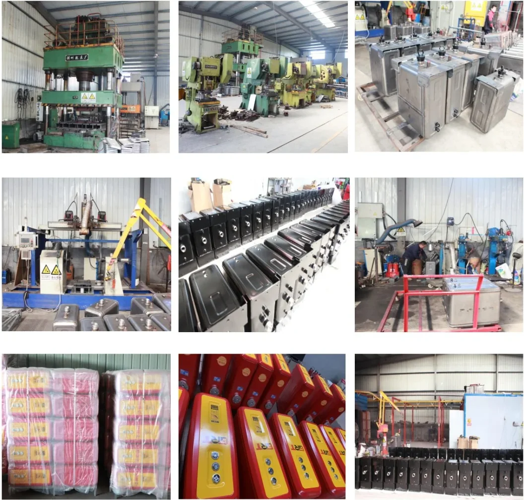 Factory Customized Rear Mounted Strap Type with Base Hydraulic Oil Tank for Dump Truck details