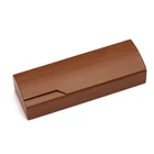 High Quality Leather Case Custom Logo High Quality Leather Folding Sunglasses Case