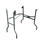 Factory Direct Supply Foldable Dinner Table Metal Frame Folding Table Legs