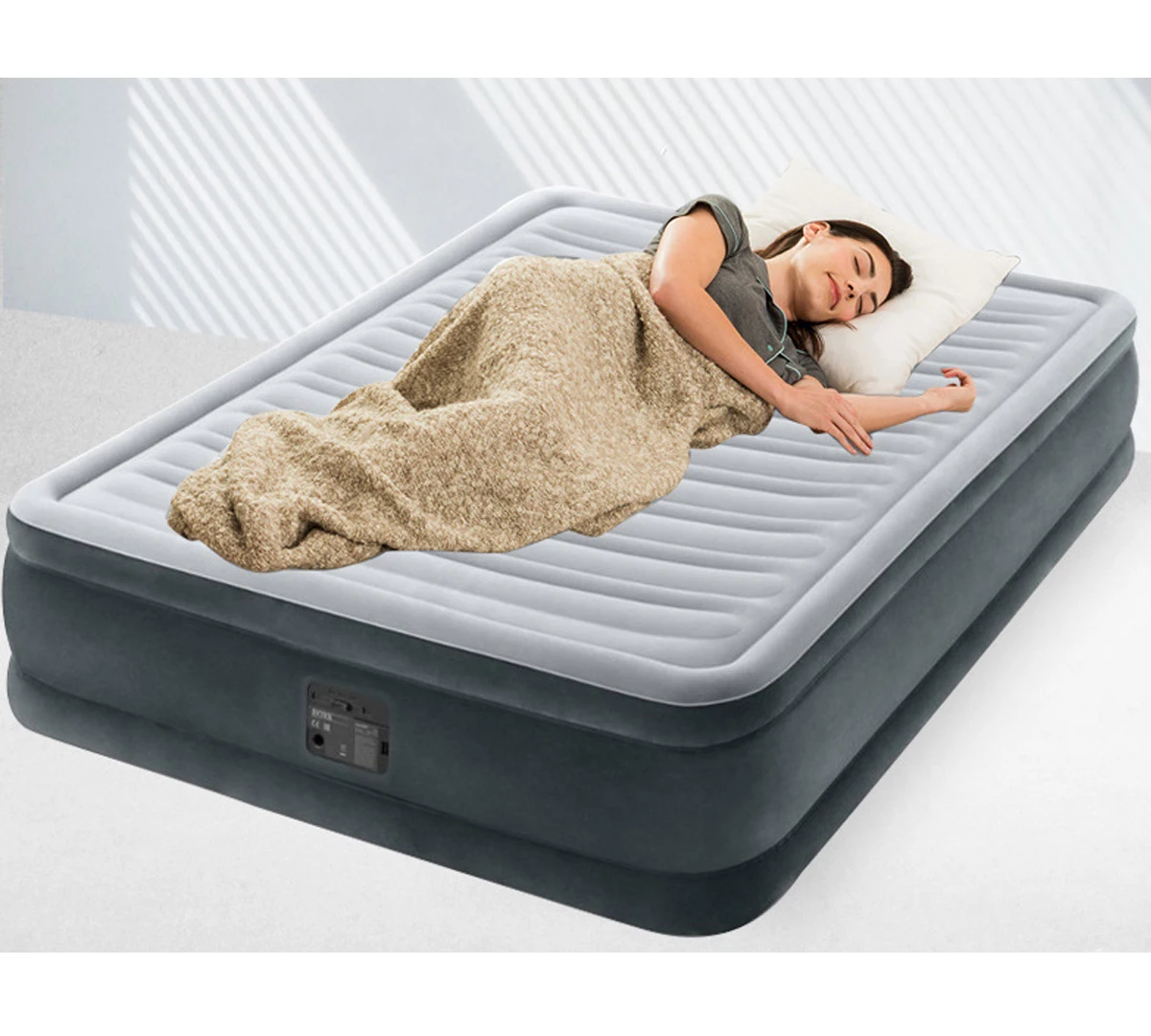 надувная кровать intex comfort plush 64414